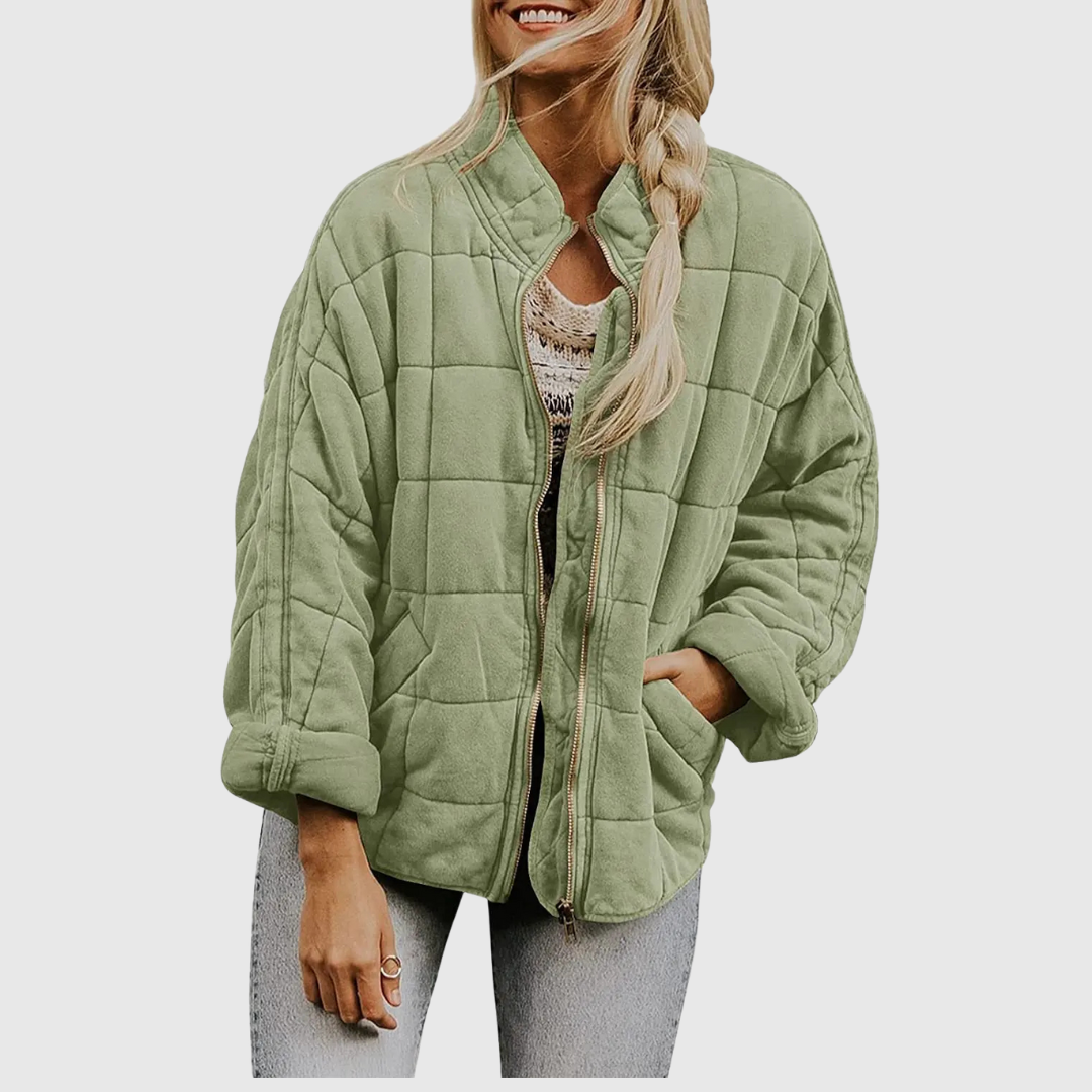 Zip Quilted Jacket
