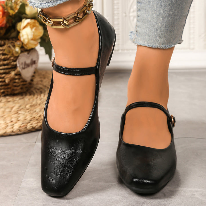 Retro Mary Jane Flats