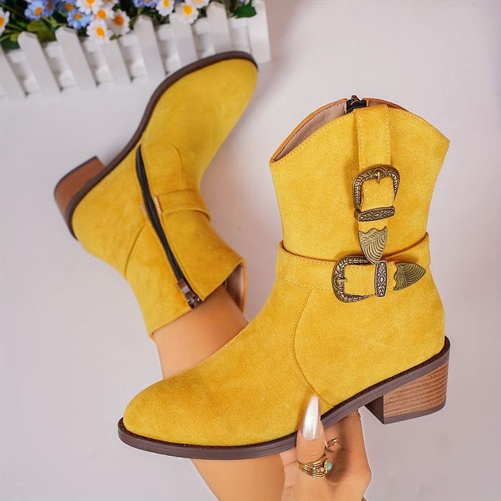 Buckle Ankle Boots