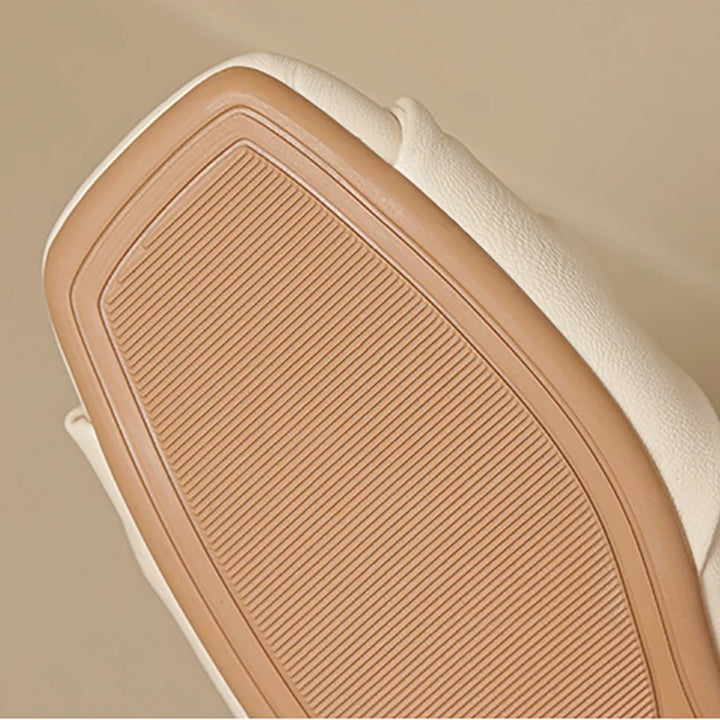 Square Toe Design Flats