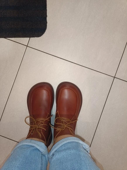 Wide Toe Lace Up Boots