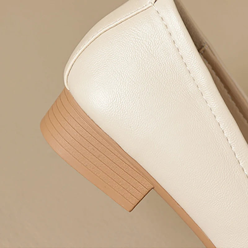 Square Toe Design Flats