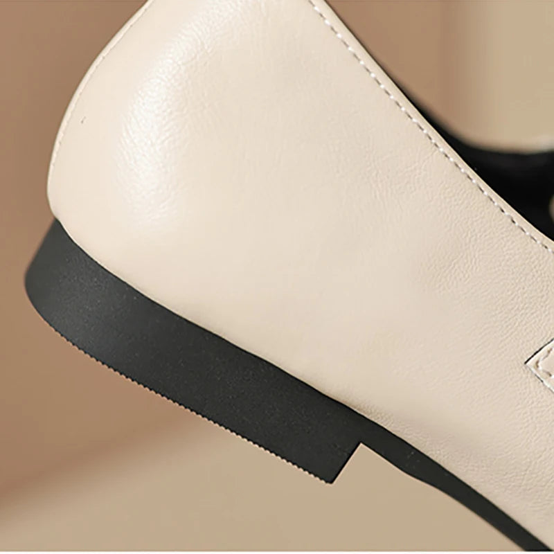 Double Buckle Flats