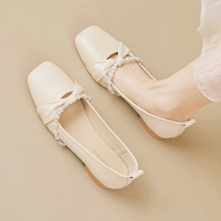 Low Heel Mary Jane Shoes