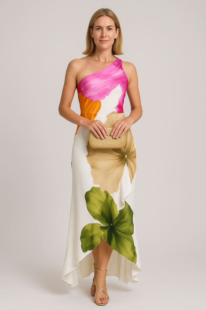 Patchwork Floral Dress