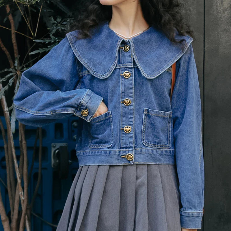 Cropped Denim Jacket