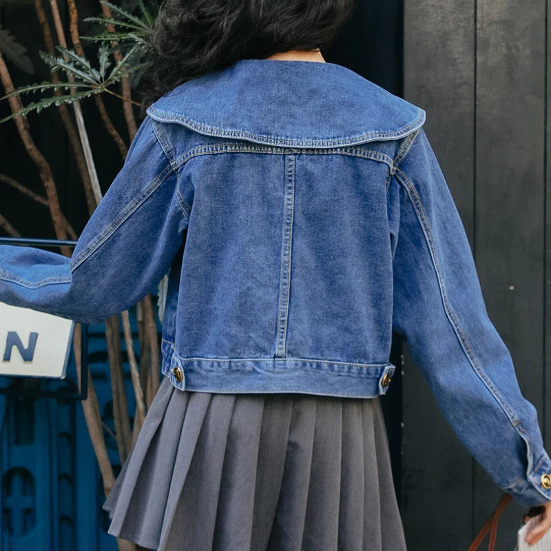 Cropped Denim Jacket