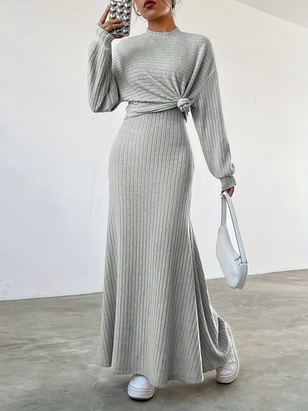 Knitted Two-piece Set