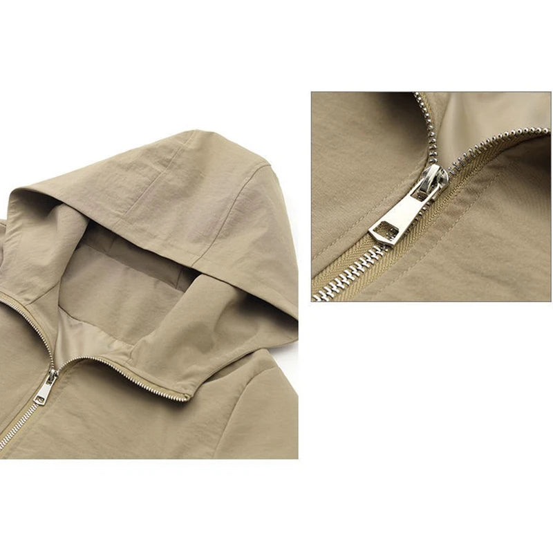 Loose Zipper Lightweight Jacket
