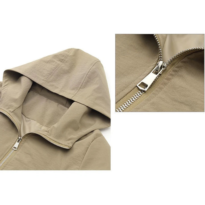 Loose Zipper Lightweight Jacket