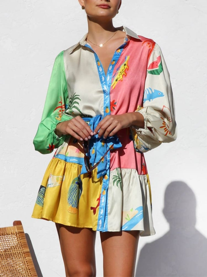Multi-coloured Polo Dress