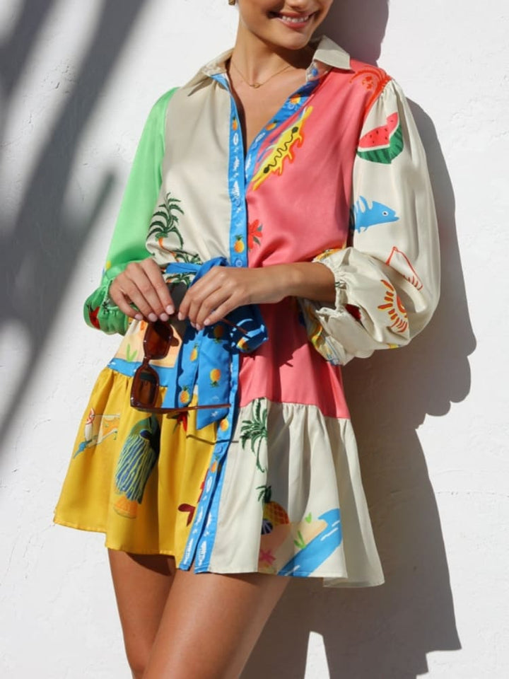 Multi-coloured Polo Dress