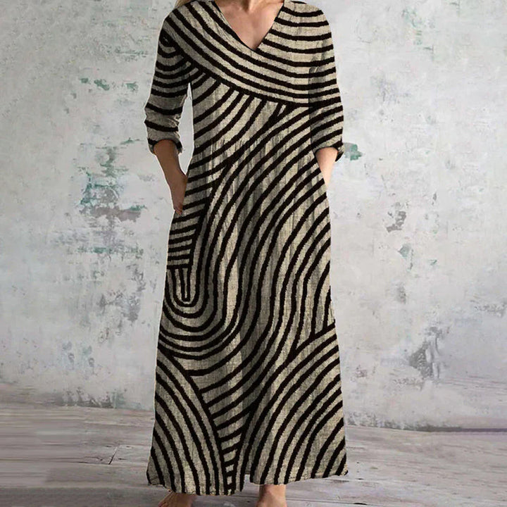 Flattering Striped Dress