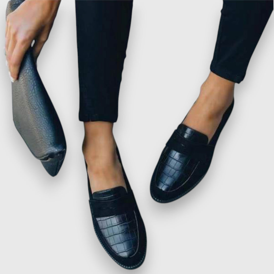 Black Design Loafers