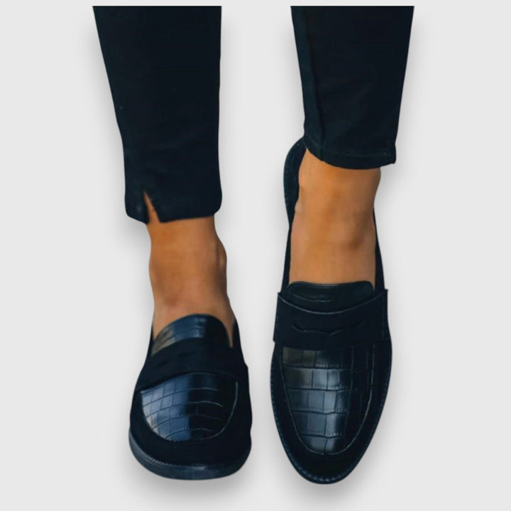 Black Design Loafers