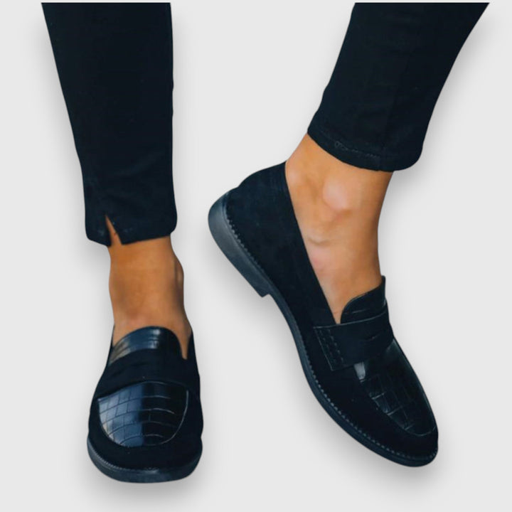 Black Design Loafers