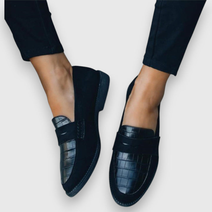 Black Design Loafers