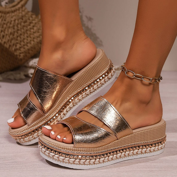 Rose Gold Sandals