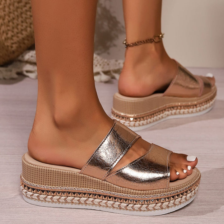 Rose Gold Sandals