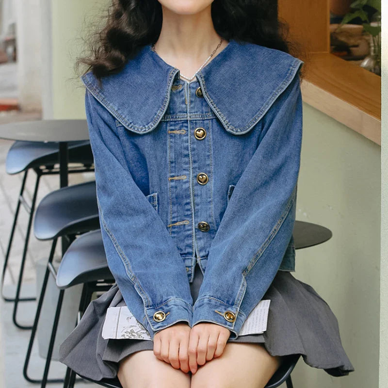 Cropped Denim Jacket
