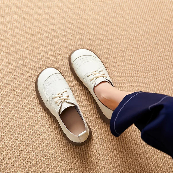Round Head Lace Up Shoes