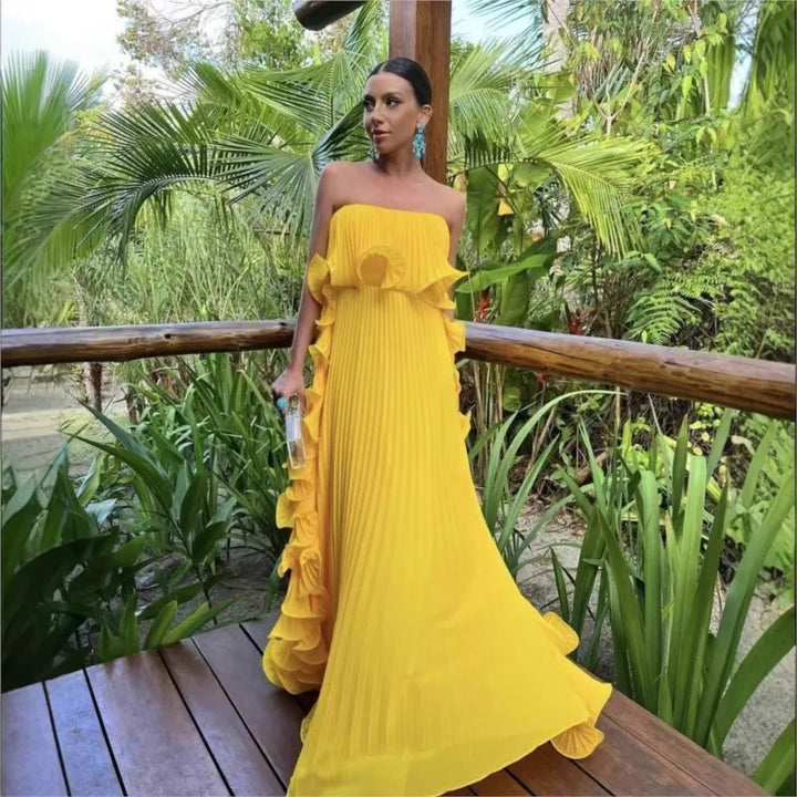 Flattering Drape Dress