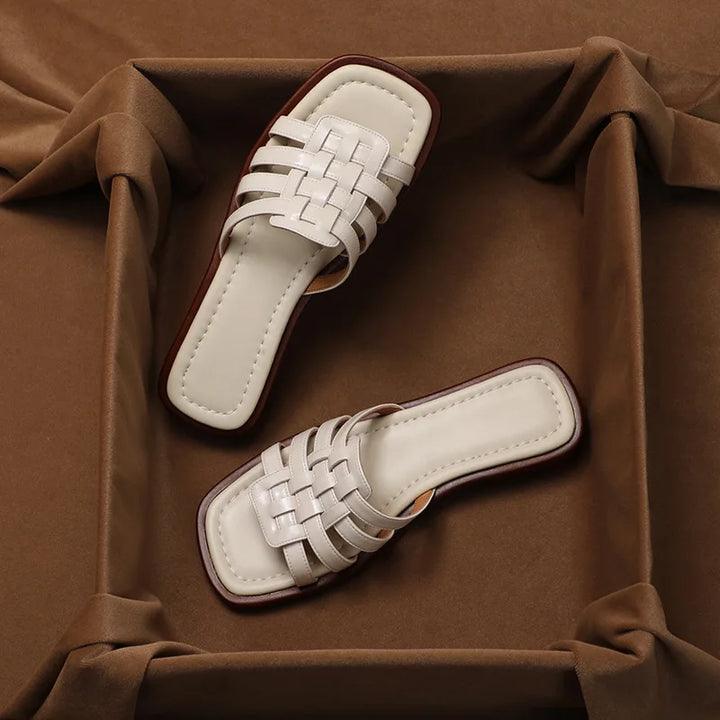 Cross Hollow-out Flats