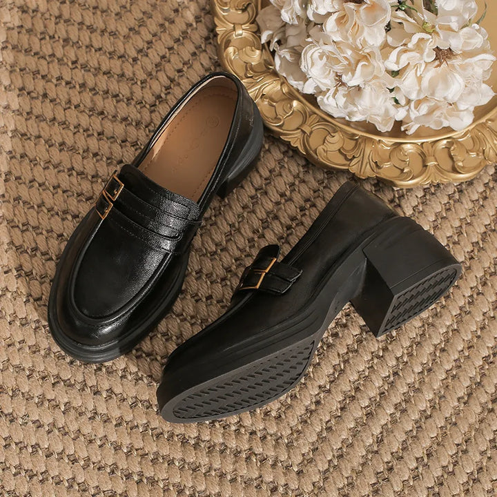Comfortable Retro British Style Women's Loafers