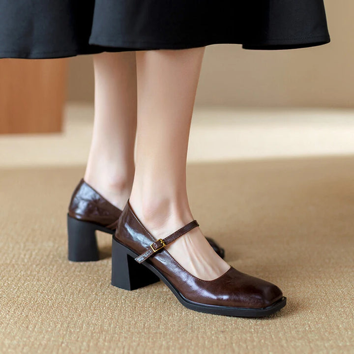 Vintage Square Toe Shoes