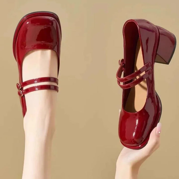 Vintage Chunky Heel Shoes