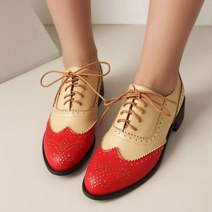 Round Toe Low Heels Shoes