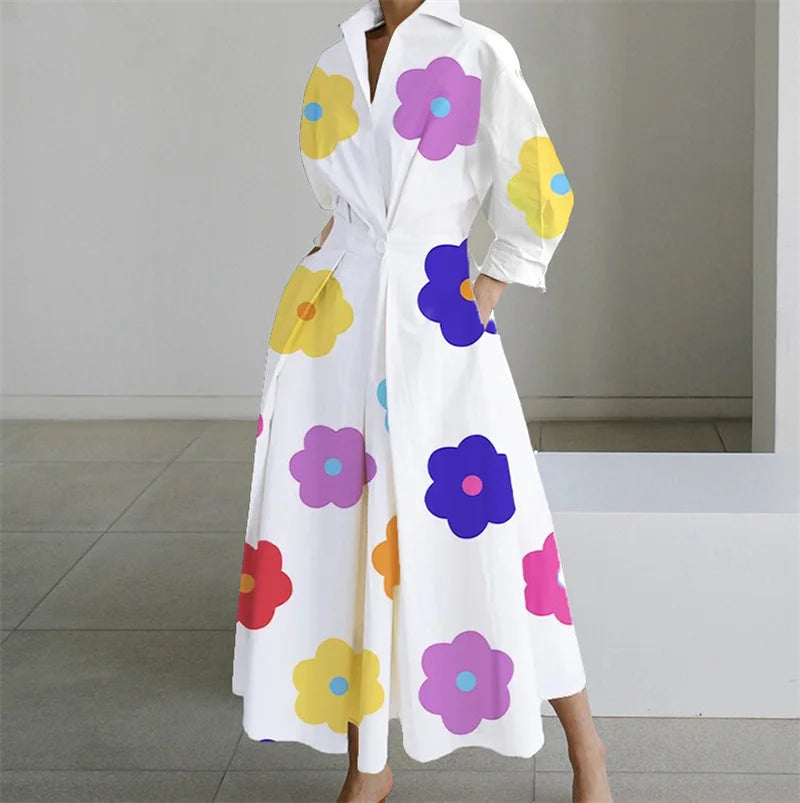 Print Long Dress
