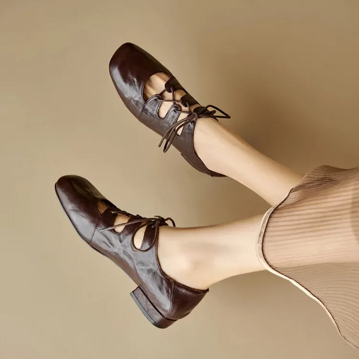 Front Cross Strap Women Shoes