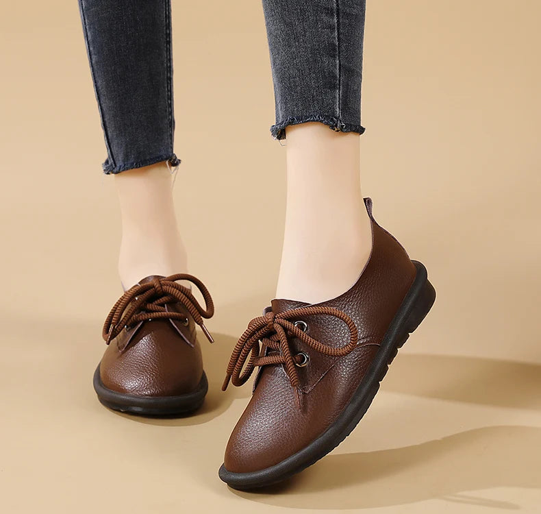 Soft Soled Lace Up Shoes