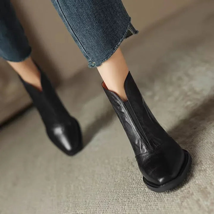 Zipper Close Boots