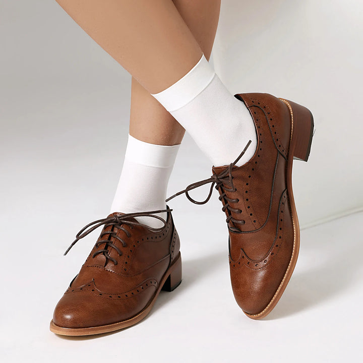 Oxford Brogue Flats