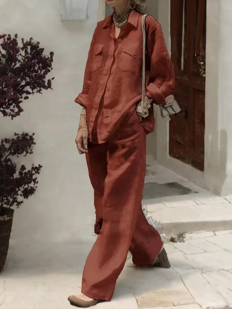 Retro Two-piece Set