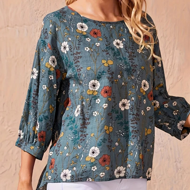 Round Neck Loose Top