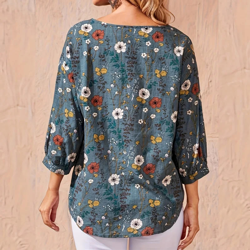 Round Neck Loose Top