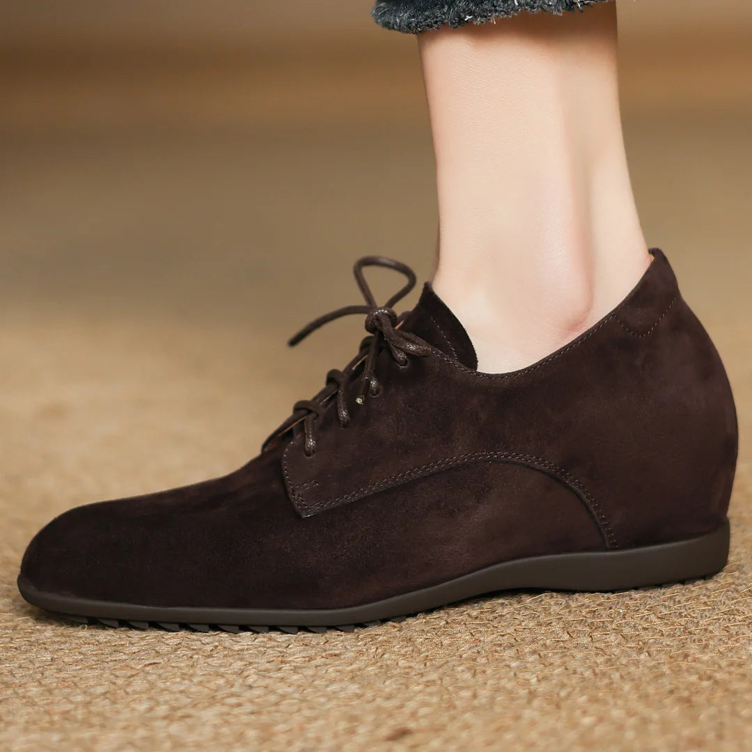 Leather Lace-up Oxfords