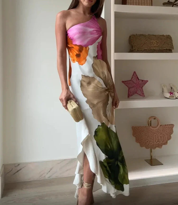 Patchwork Floral Dress