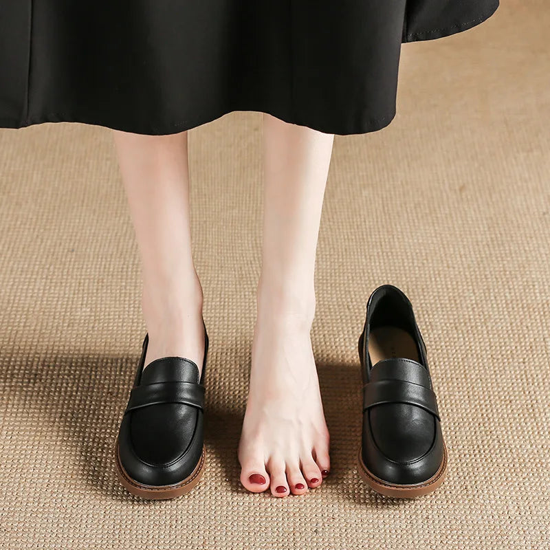 Low Heels Classic Loafers