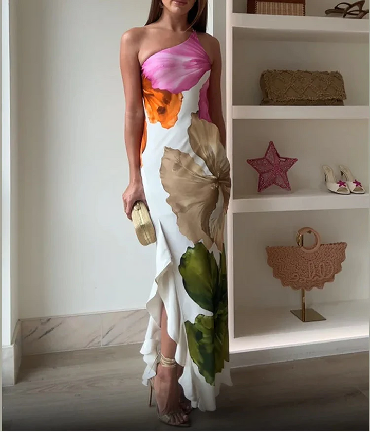 Patchwork Floral Dress