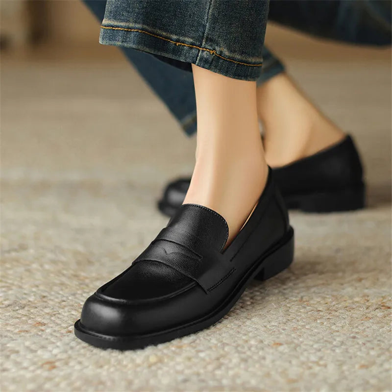 Low Heel Loafers