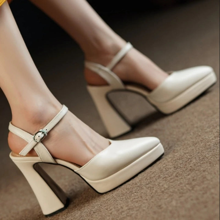 High Heel Pointed Toe Sandals