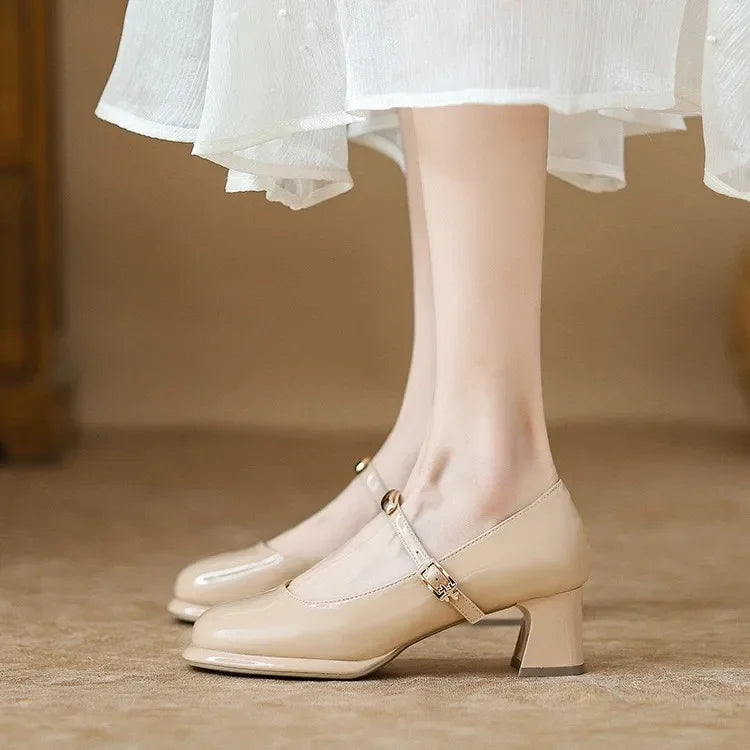 Mid Heel Vintage Shoes