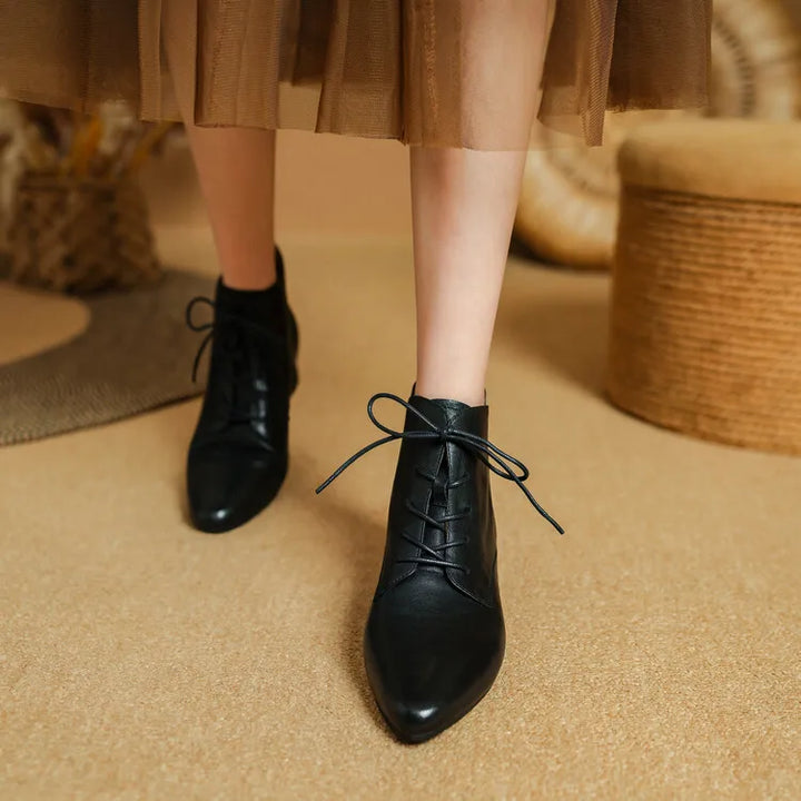 Pointed Toe Low Heel Shoes