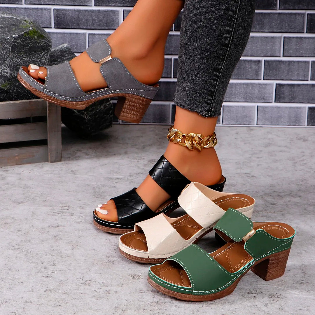 Block Heel Sandals