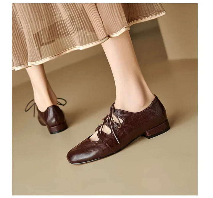 Front Cross Strap Women Shoes