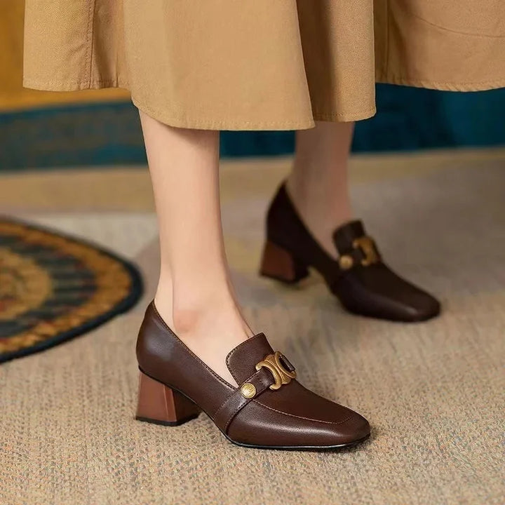 Square Head British Pumps